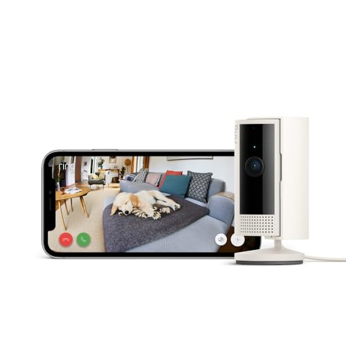 ring innenkamera 1080p hd, wlan, privatsphäre-sichtschutz, mini sicherheitskamera