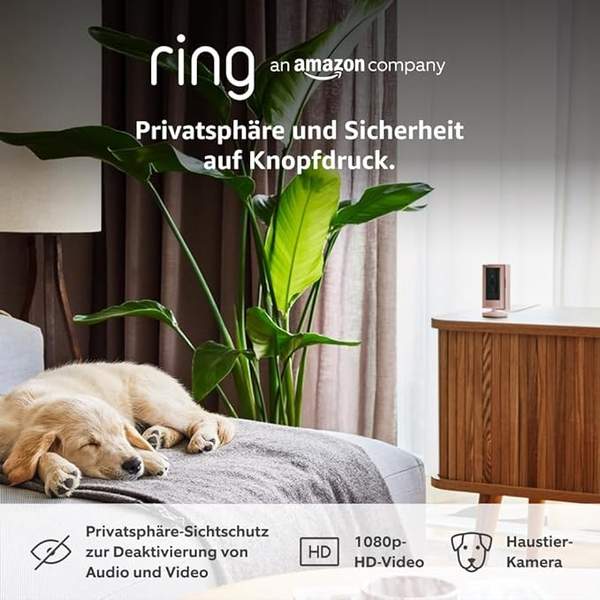 Ring Innenkamera 2. Gen. | Überwachungskamera Innenbereich | 1080p HD Video