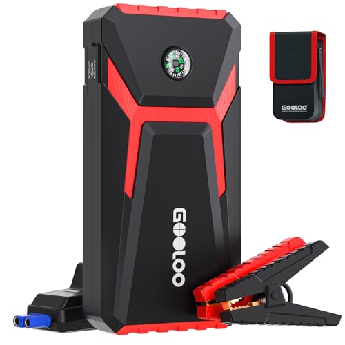 gooLOO ge2000 starthilfe powerbank 2000a booster mit tasche und led lampe