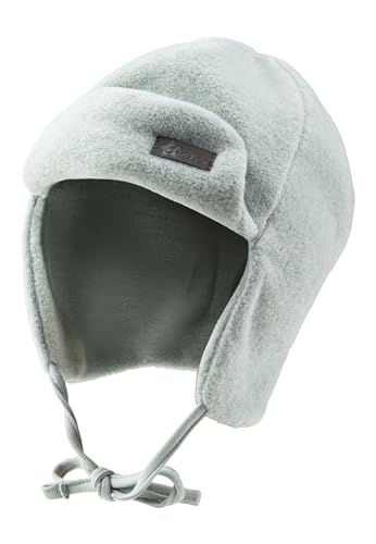 Produktbild: sterntaler fliegermütze fleece steingrün 53 für jungen mit ohrenklappen und bindeband