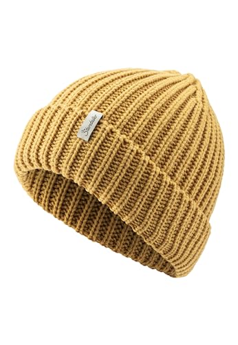 sterntaler strickmütze unisex beanie, gefüttert mit baumwollfleece (bio)