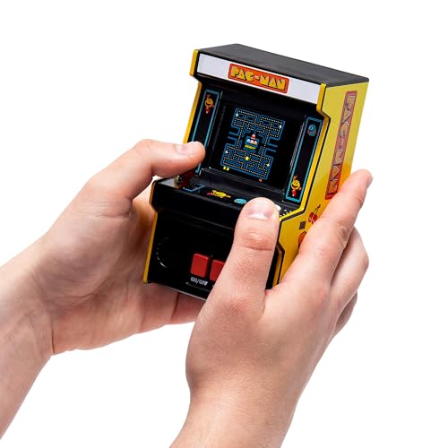 pac-man mini-arcade-spielautomat von basic fun, klassisches elektronisches spielzeug
