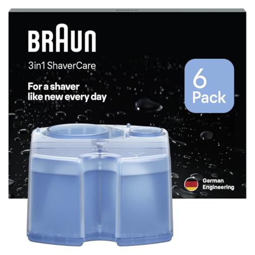 3-in-1 ShaverCare reinsubstanzen für reinigungsstationen, packung mit 6