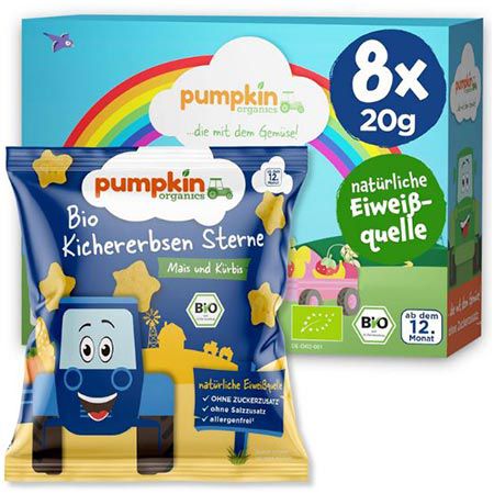 pumpkin organics kindersnack 8er pack ab 4,82 euro statt 7 euro