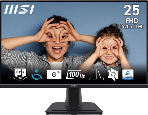 msi pro mp252 24,5 zoll full hd monitor 100hz für 84 euro statt 99 euro