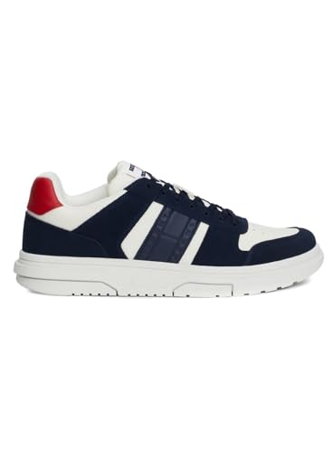 tommy jeans sneakers herren wildleder blau dunkel navy, größe 40