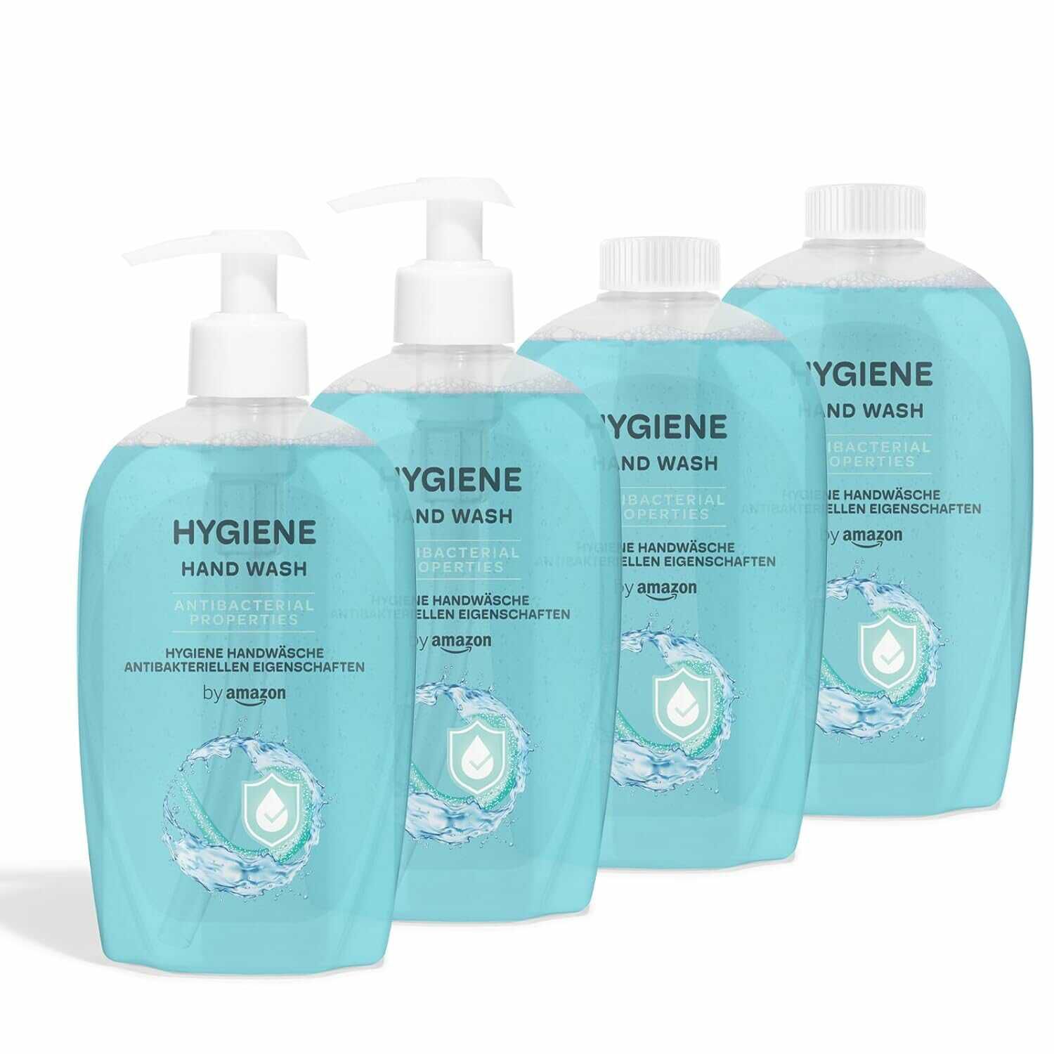 Produktbild: handseife 4 x 500 ml milk & honey, olive, sensitive, anti-odour, by amazon