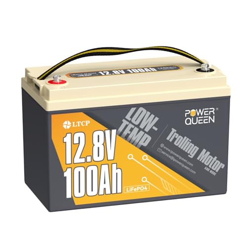 lifepo4 batterie power queen für autobatterie, 12v, 100ah