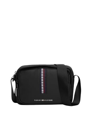 tommy hilfiger herren umhängetasche schwarz klein camera bag einheitsgröße