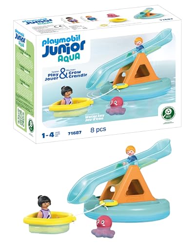 PLAYMOBIL JUNIOR 71687 Badeinsel mit Wasserrutsche