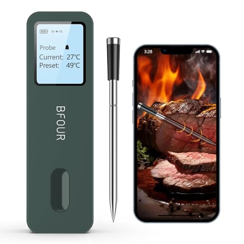 grillthermometer bf30 pro, digitales küchenthermometer, grün, ukde