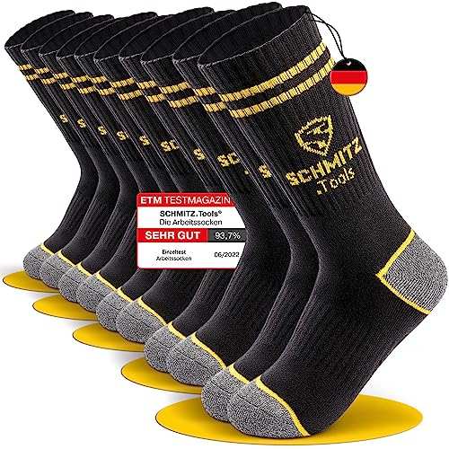 schmitz.tools arbeitssocken herren 39-42, 43-46, 47-50 - work socks für männer