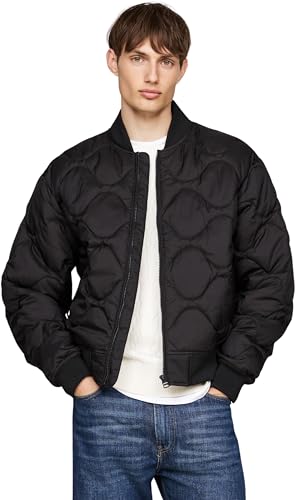 Produktbild: Tommy Hilfiger Herren Steppjacke Bomber Übergangsjacke Schwarz, L