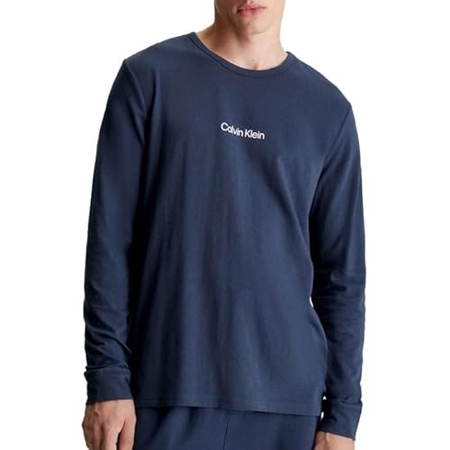 calvin klein jeans mädchen langes nachthemd blau peacoat 12-14