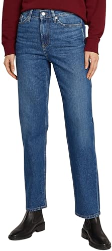 tommy jeans damen slim fit jeanshose high waist blau denim 24W/34L