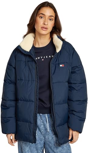 Tommy Jeans Herren Pufferjacke Blau (Dark Night Navy), Größe S