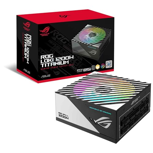 asus rog loki 1200w sfx-l netzteil, pcie 5.1, 12v 2x6 connector