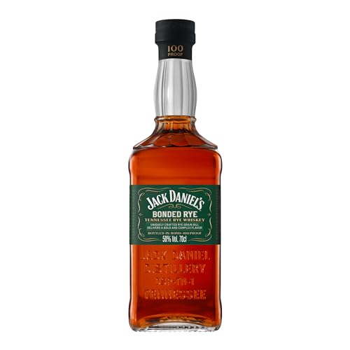 jack daniel's bonded rye whiskey 0,7l 50% vol - komplexer geschmack, noten von trockenfrüchten, toffee, karamell