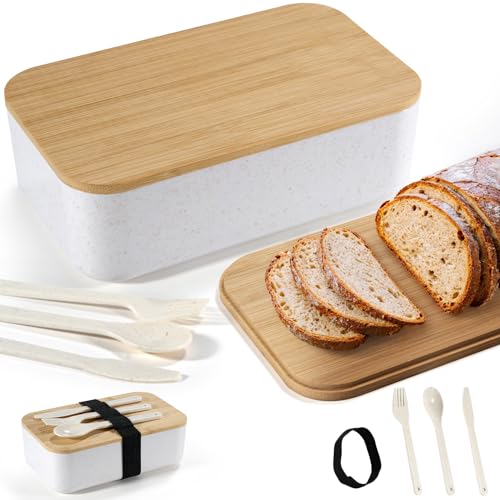 Produktbild: cheerhom bento box japanisch, lunchbox mit besteck und tragetasche, 1000ml