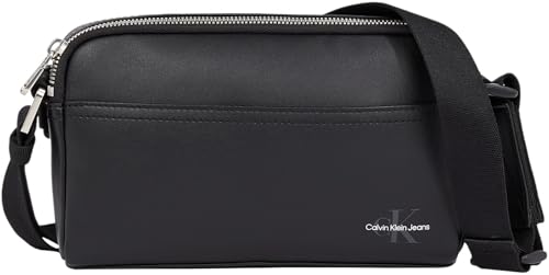 calvin klein herren umhängetasche schwarz monogram soft camera bag einheitsgröße