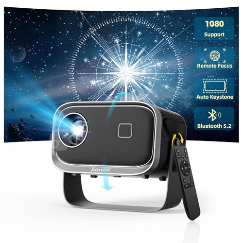 Produktbild: beamer 25000 lumen 1080p hd mini beamer jimveo 2025 4k wifi bluetooth heimkino 300 inch