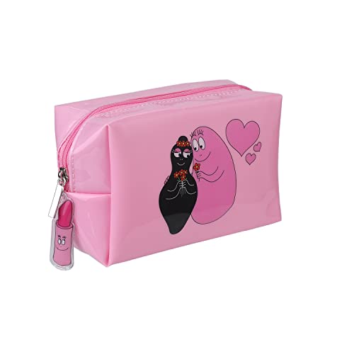 barbapapa zahnbürsten aufbewahrungstasche, kosmetiktasche, 14x6x9 cm, schminktasche