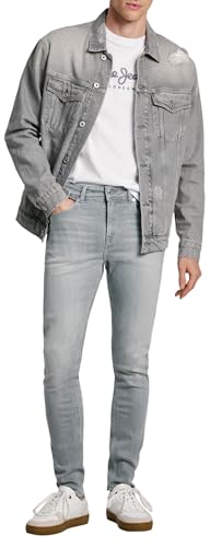 pepe jeans herren skinny jeans pm207387 blau denim 28 w/32 l