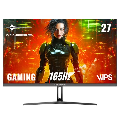 minifire 27 zoll gaming monitor fhd 180hz 1ms 1080p ips adaptive sync hdr 10