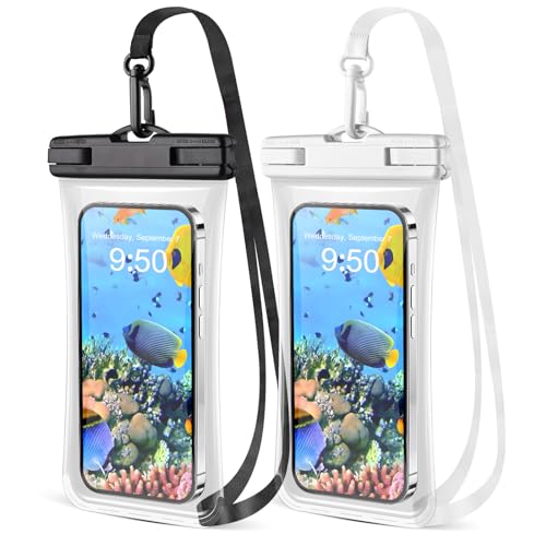wasserdichte handyhülle ipx8 2 stück citamama für iphone 15 pro max 14 13 galaxy s24 s23 ultra bis 6,9 zoll