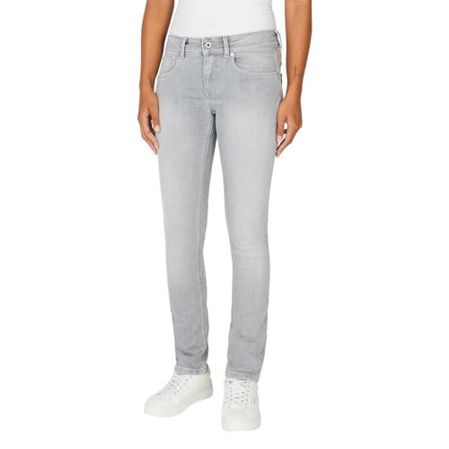 pepe jeans damen jeans slim fit blau denim 24w x 34l