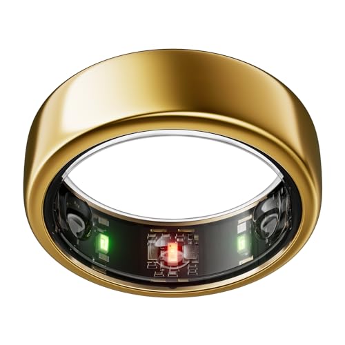 gen3 horizon smart ring gold, größe 10, fitness tracker, herzfrequenz, schlaftracking