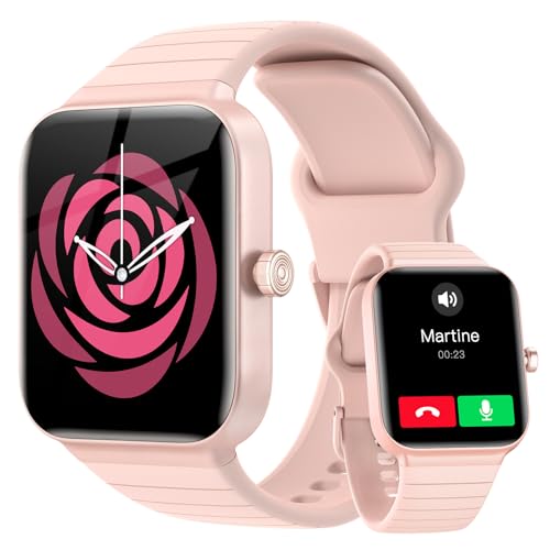 fitpolo smartwatch damen herren mit telefonfunktion und fitnesstracking