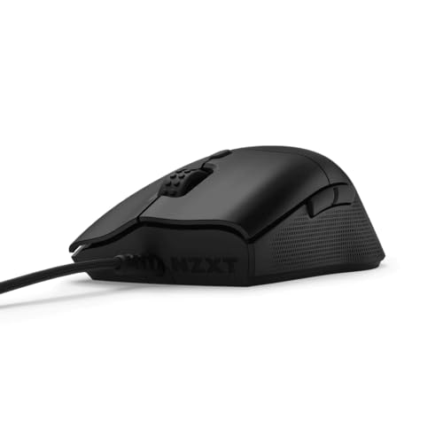 Produktbild: nzxt lift 2 ergonomische maus, pixart paw 3395, 100 mio. taster, 61g, palm grip