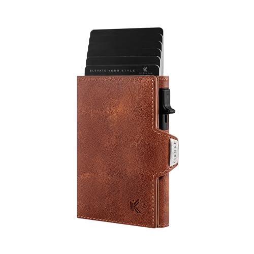 KIDMAN Phoenix I echtleder slim wallet mit RFID und kartenhalter für männer