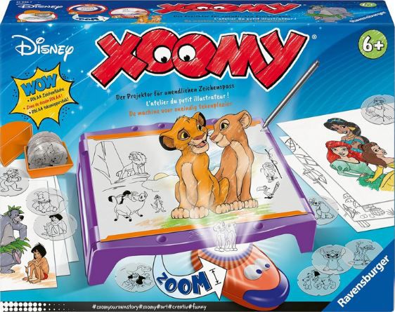 ravensburger xoomy maxi disney zeichentisch für kinder, jetzt 26,99