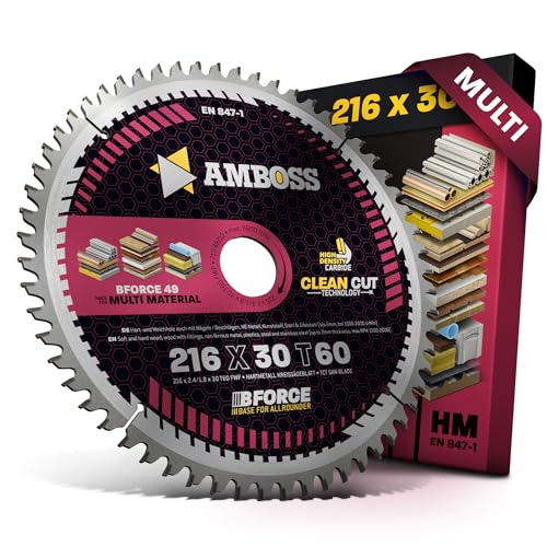 hm kreissägeblatt 216x30 z60 flachzahn wechselfase für metabo bosch gcm