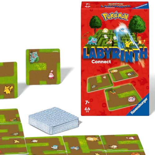 Ravensburger Pokmon labyrinth connect, mitbringspiel für 2-6 spieler ab 7 jahren