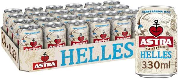 astra kleine freiheit helles 24 x 0,33 l für 16,14 euro statt 23 euro