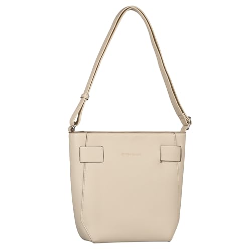 hobo bag dame tom tailor klein weiß schultertasche