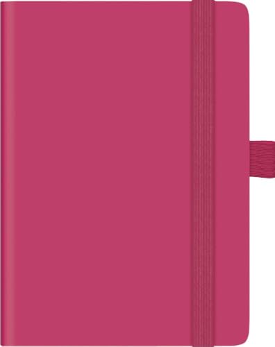 brunnen taschenkalender a6 2025 kompagnon 732 66 kunststoff pink