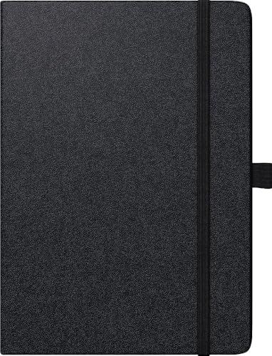 Buchkalender BRUNNEN Kompagnon 796 (2025) A5, 2 Seiten/Woche, 144 Seiten, schwarz