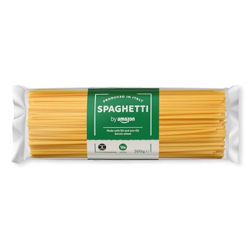 spaghetti 500g by amazon, italienische paste, trocken, energiereich