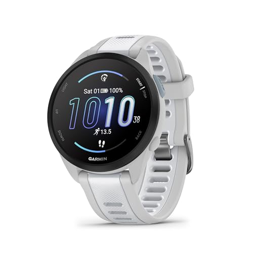 Produktbild: garmin forerunner 165 43mm - laufsmartwatch mit 1,2" amoled, 25+ sport-apps