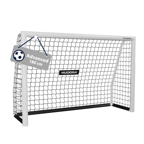 hudora fußballtor advanced 120-300 - outdoor tor für kinder, jugendliche, erwachsene