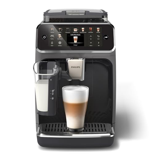 philips kaffeevollautomat serie 5500 mit latte go, silentbrew, grau, 20 getränke