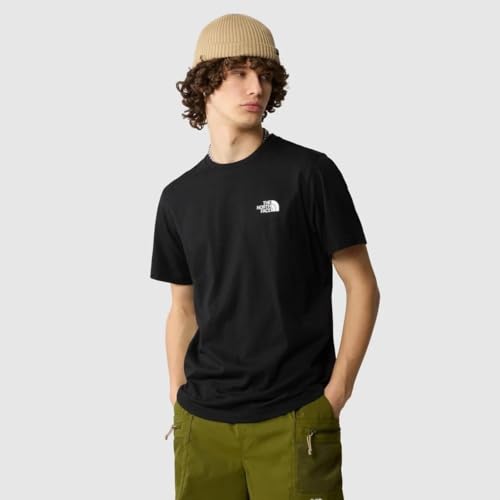 the north face t-shirt herren simple dome tee schwarz größe xl