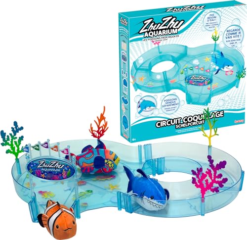 lansay 51020 zhu zhu aquarium spielzeug, muschelschaltung, ohne fisch, einheitsgröße