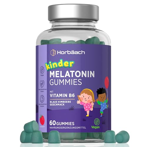 melatonin gummies kinder 60 gummibärchen 0,5 mg vitamin b6 von horbaach