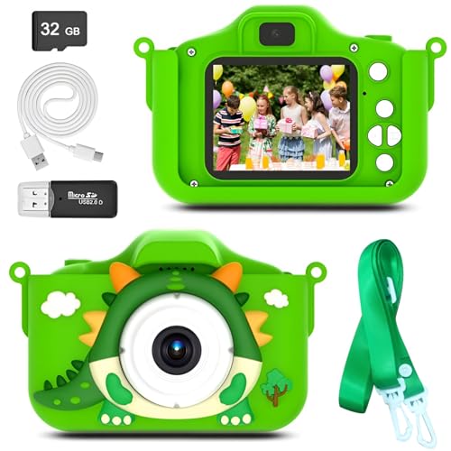 saiyuanxing kids kamera 1080p video camcorder 40mp dual lens 2,0 zoll ips mit 32GB speicherkarte