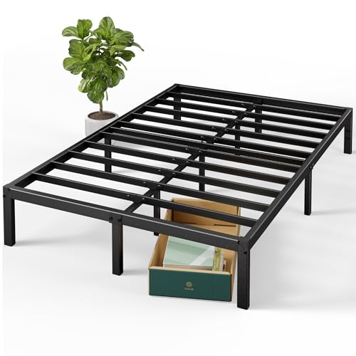zinus elias bett 180x200 cm metallgestell schwarz 36 cm hoch